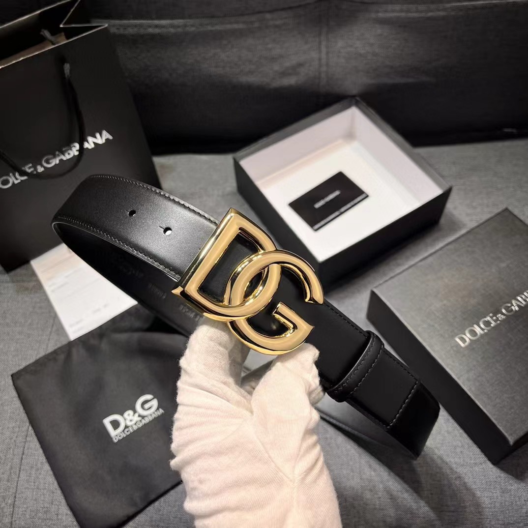 Dolce & Gabbana Leather Belt  - PerfectKickZ