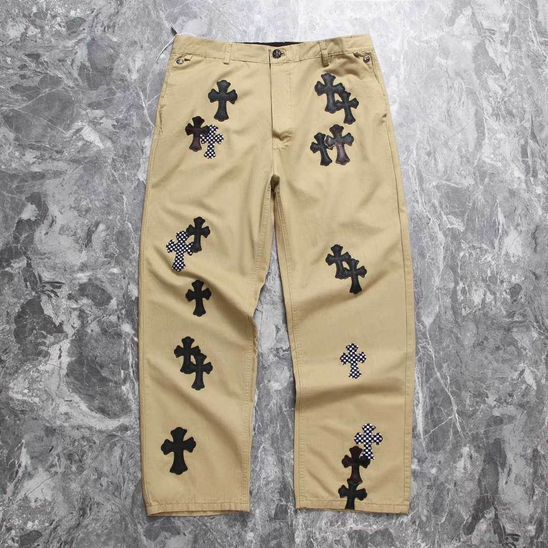 Chrome Heart Cross Patch Jeans - PerfectKickZ