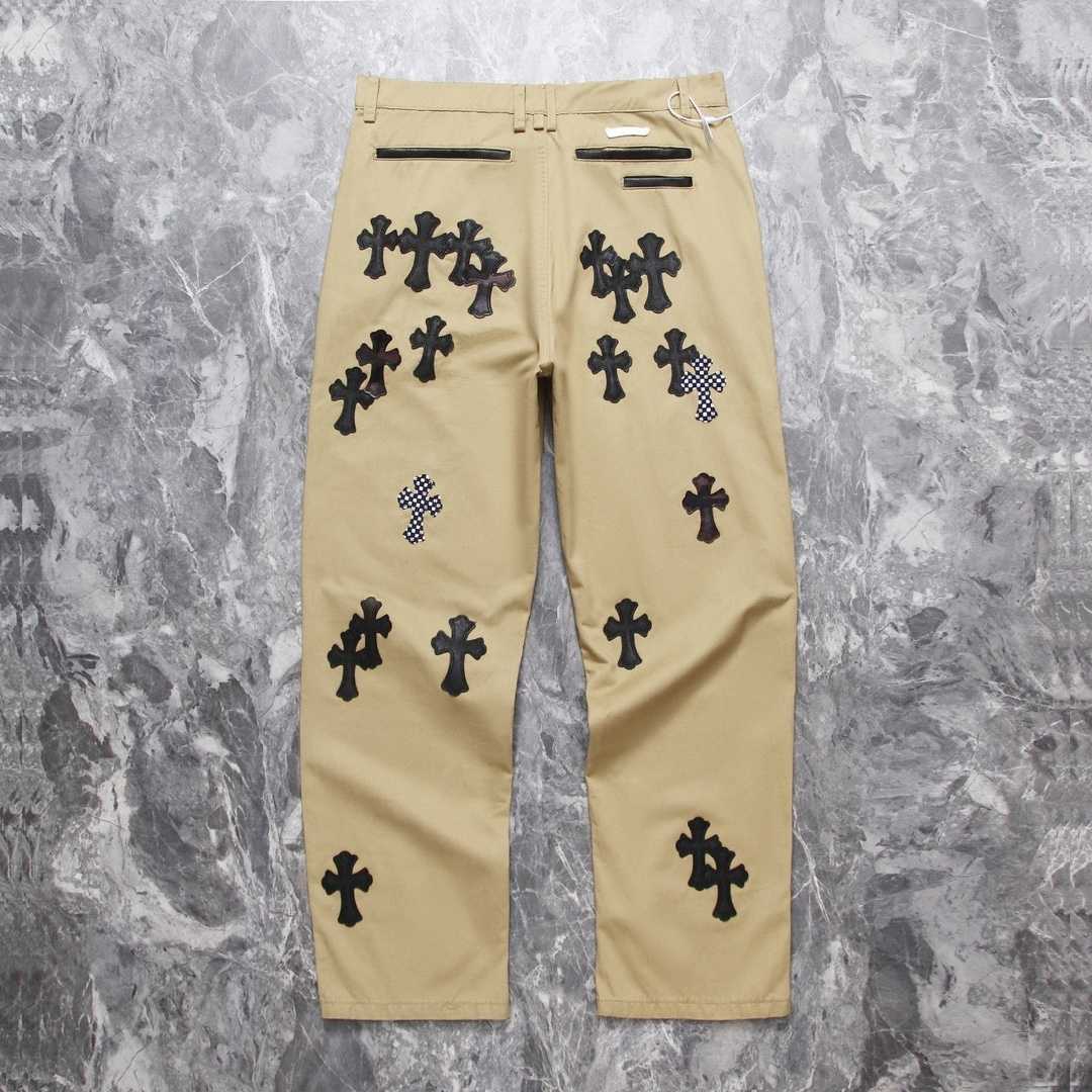Chrome Heart Cross Patch Jeans - PerfectKickZ
