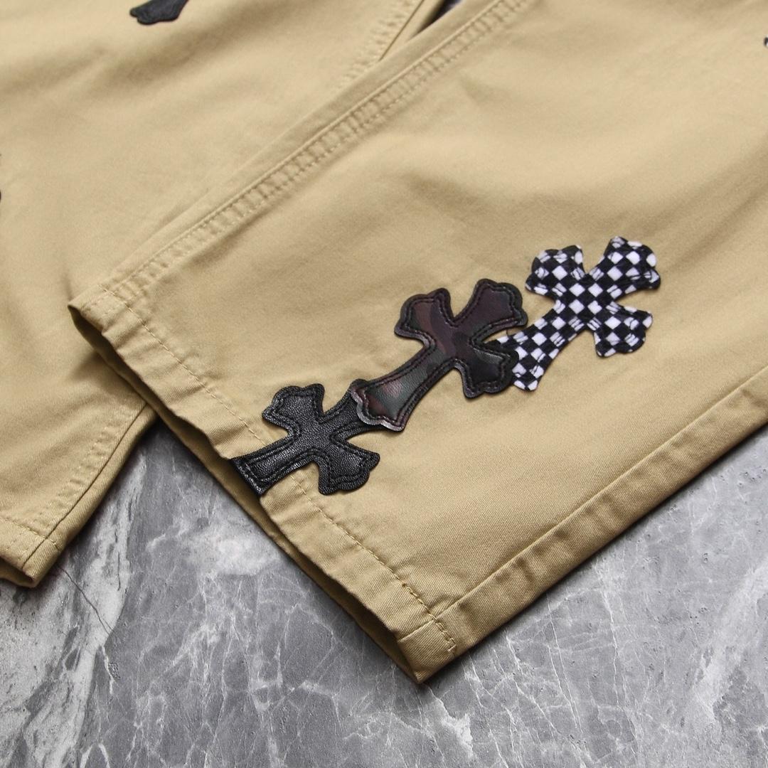 Chrome Heart Cross Patch Jeans - PerfectKickZ