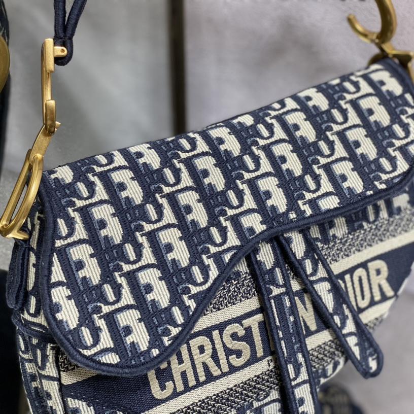 Dior Oblique Saddle Bag   25cm - PerfectKickZ