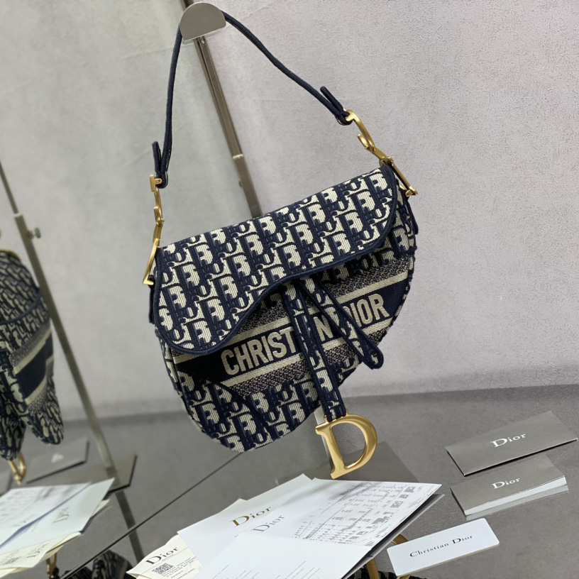 Dior Oblique Saddle Bag   25cm - PerfectKickZ