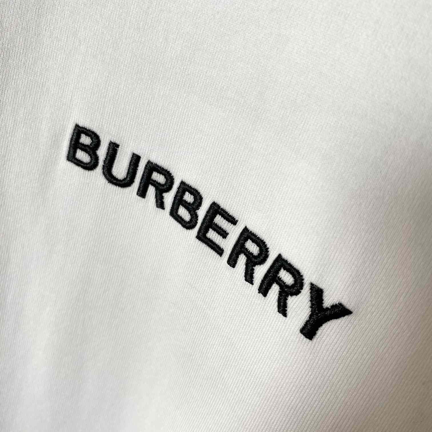 Burberry Icon Stripe Trim Cotton T-shirt - PerfectKickZ