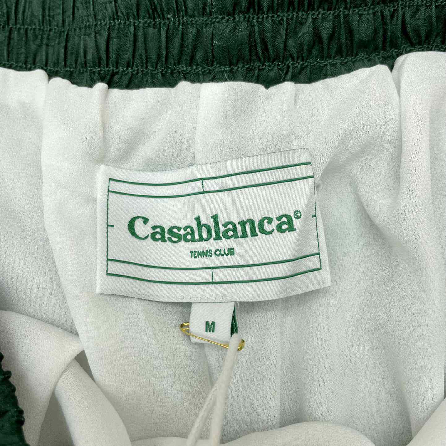 Casablanca Silk Shorts With Drawstring 'Unity Is Power'  CA3475 - PerfectKickZ