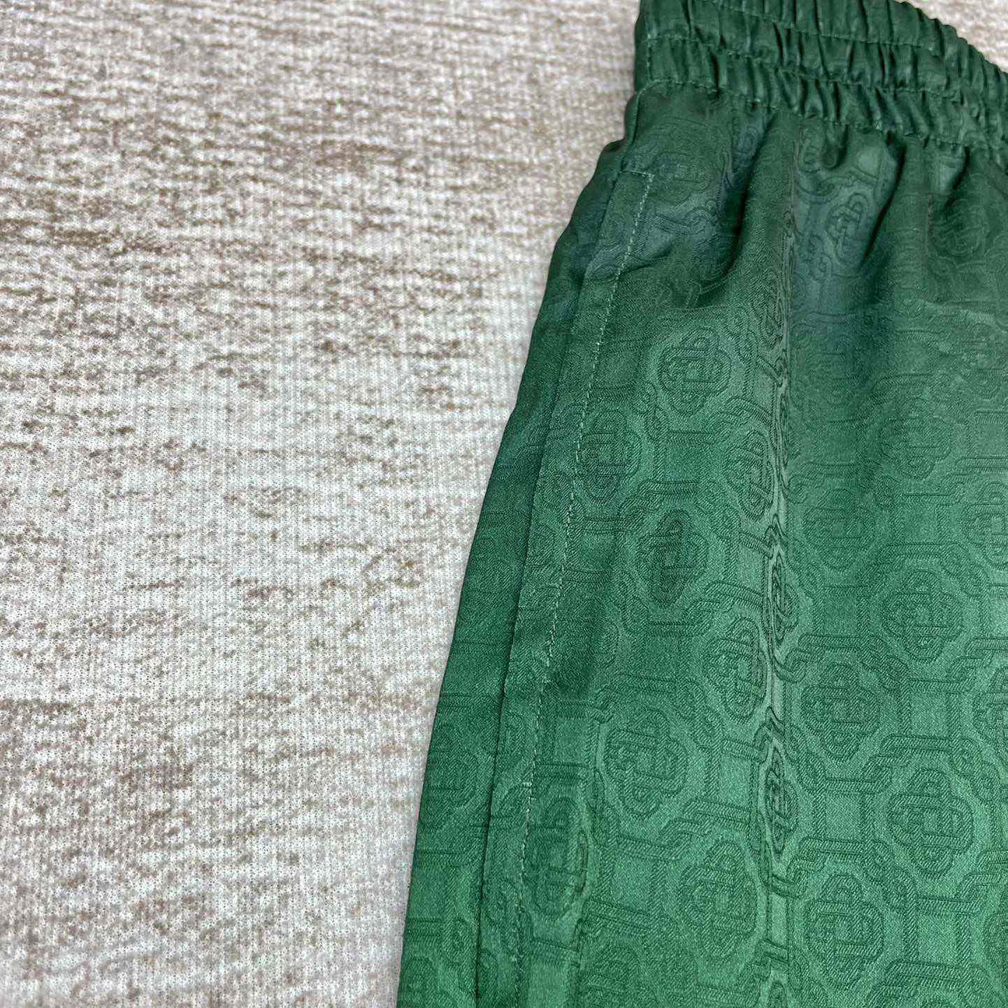 Casablanca Silk Shorts With Drawstring 'Unity Is Power'  CA3475 - PerfectKickZ