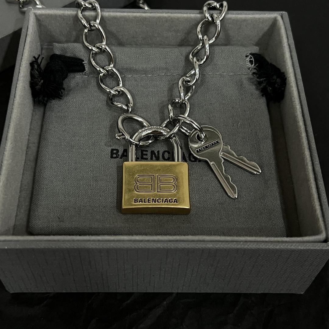 Balenciaga Locker Necklace  - PerfectKickZ