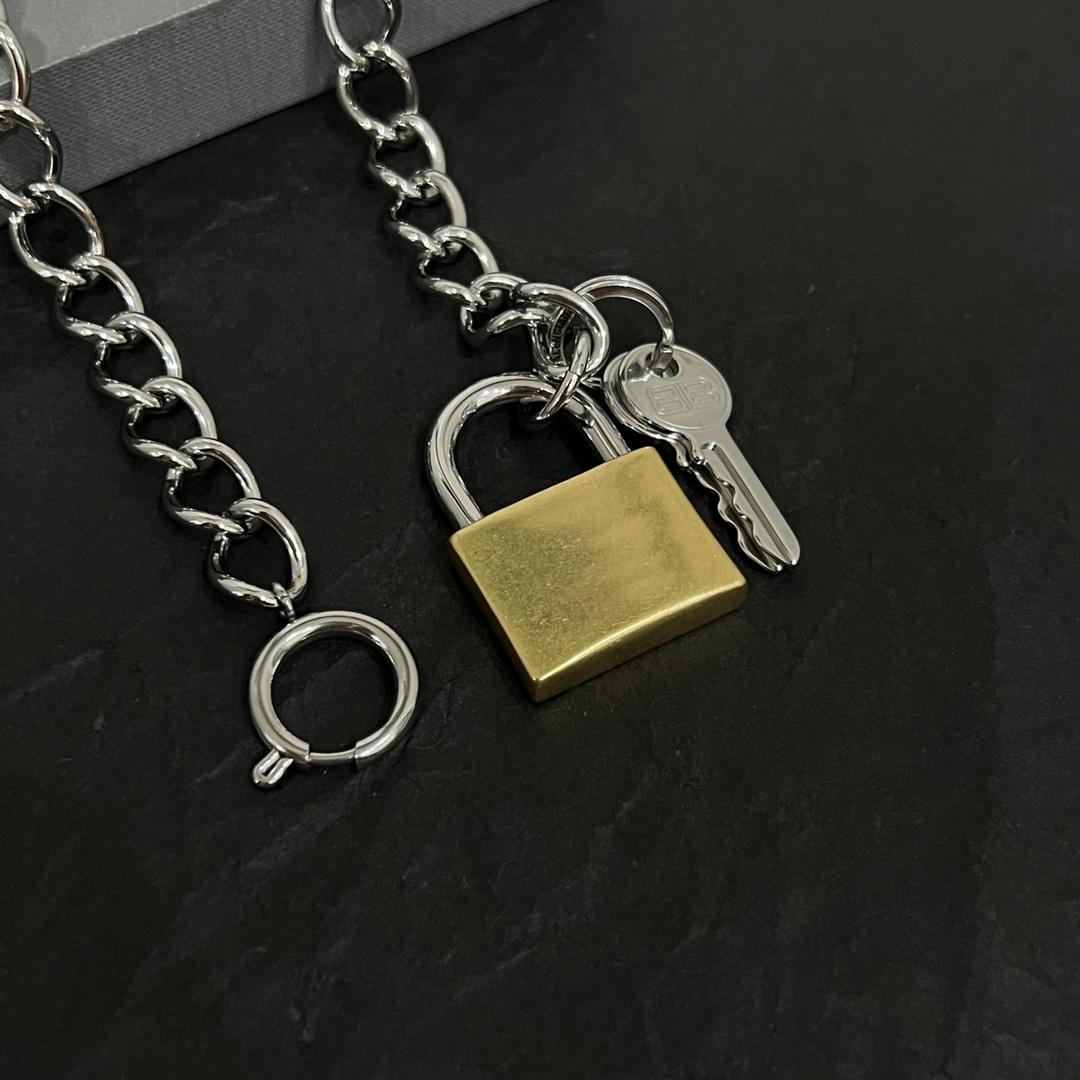 Balenciaga Locker Necklace  - PerfectKickZ