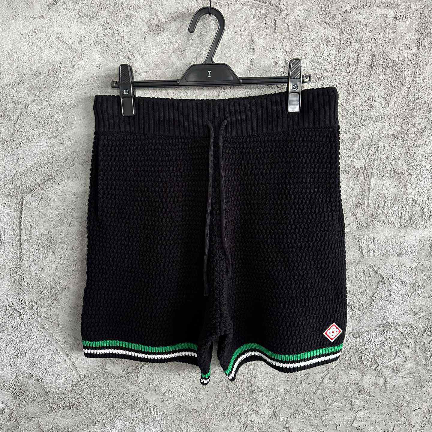 Casablanca Knit Cotton Tennis Shorts - PerfectKickZ