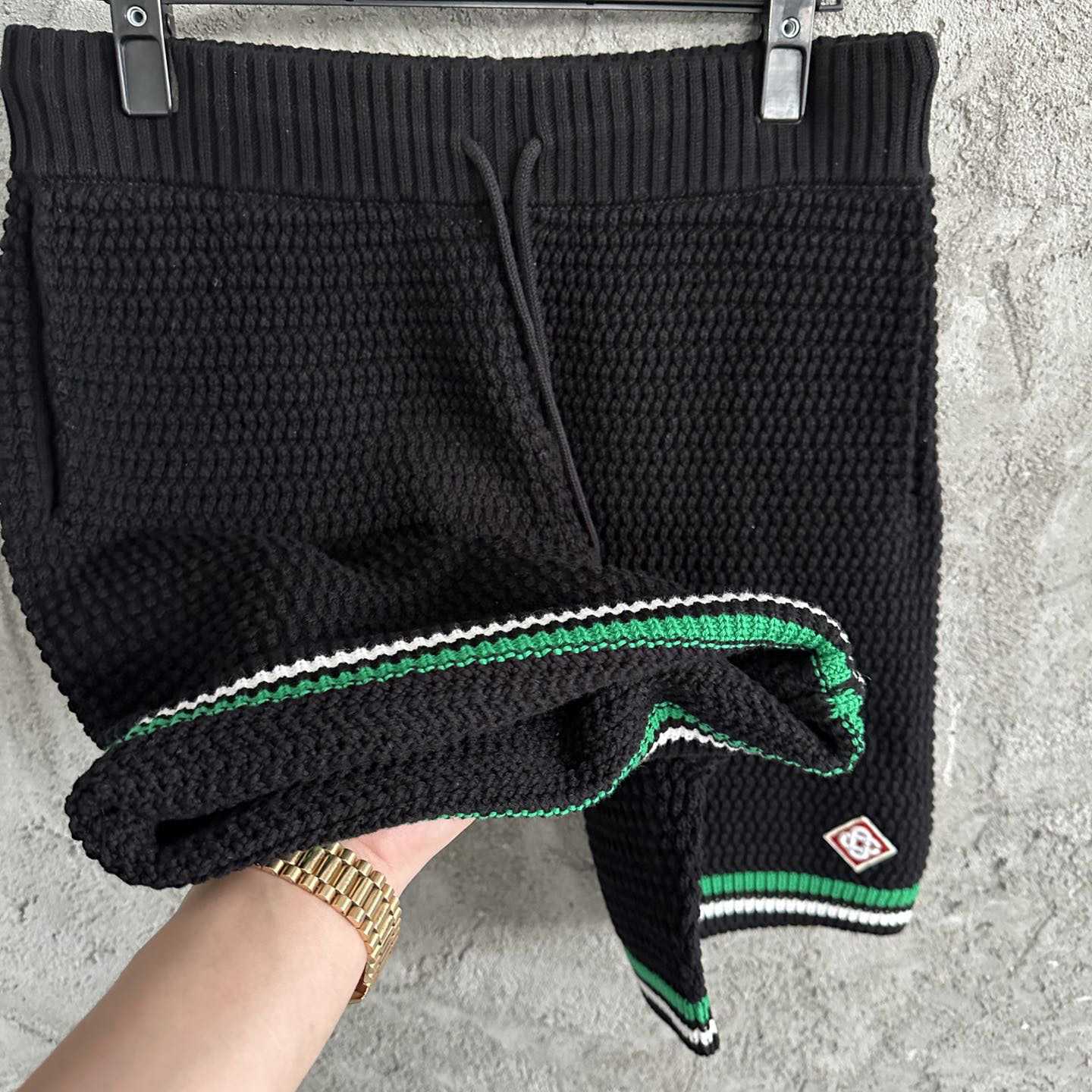 Casablanca Knit Cotton Tennis Shorts - PerfectKickZ