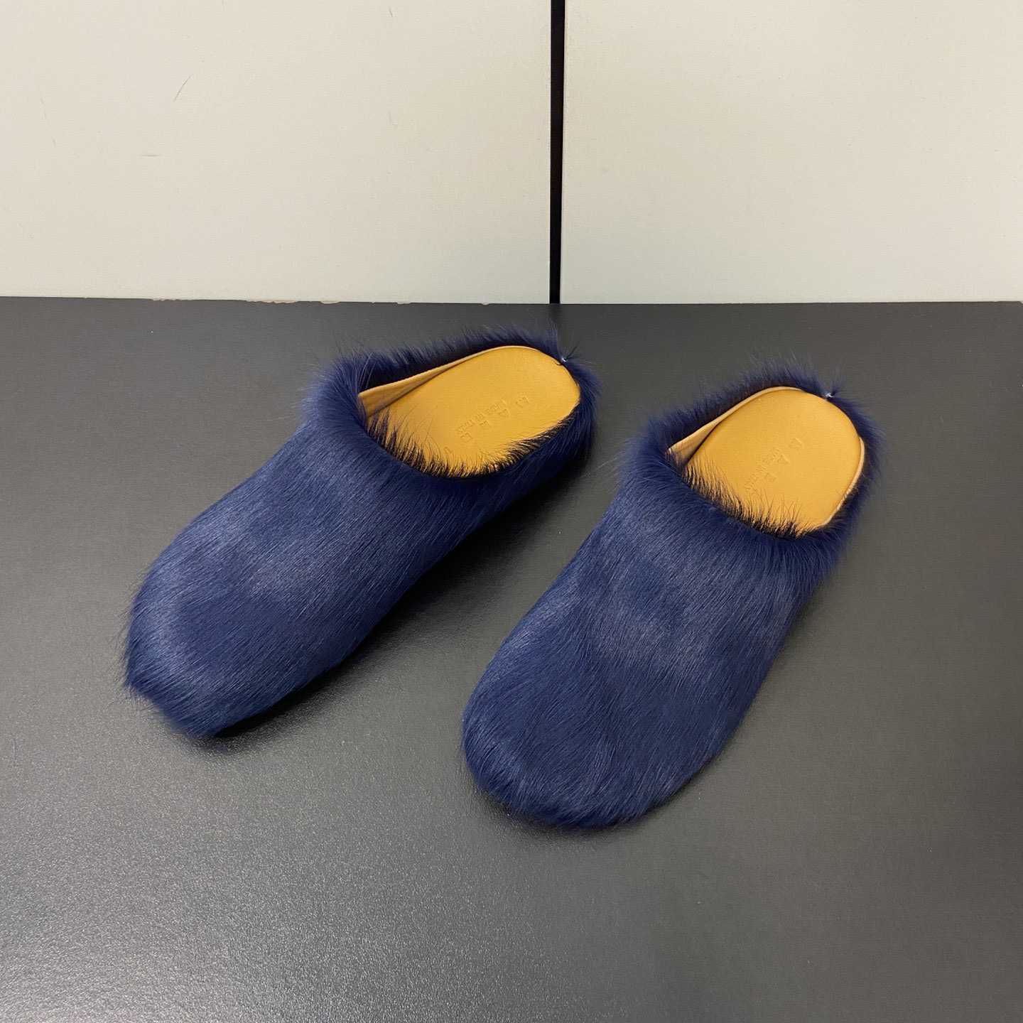 Marni Fussbet Sabot Calf-hair Slippers  - PerfectKickZ