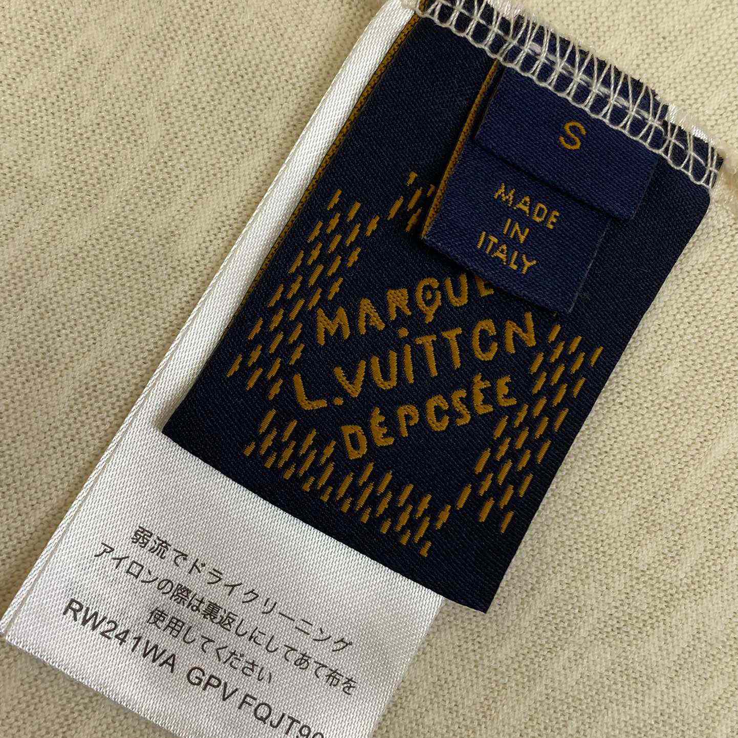 Louis Vuitton Graphic Cotton And Linen-Blend T-Shirt   1AFWUT - PerfectKickZ