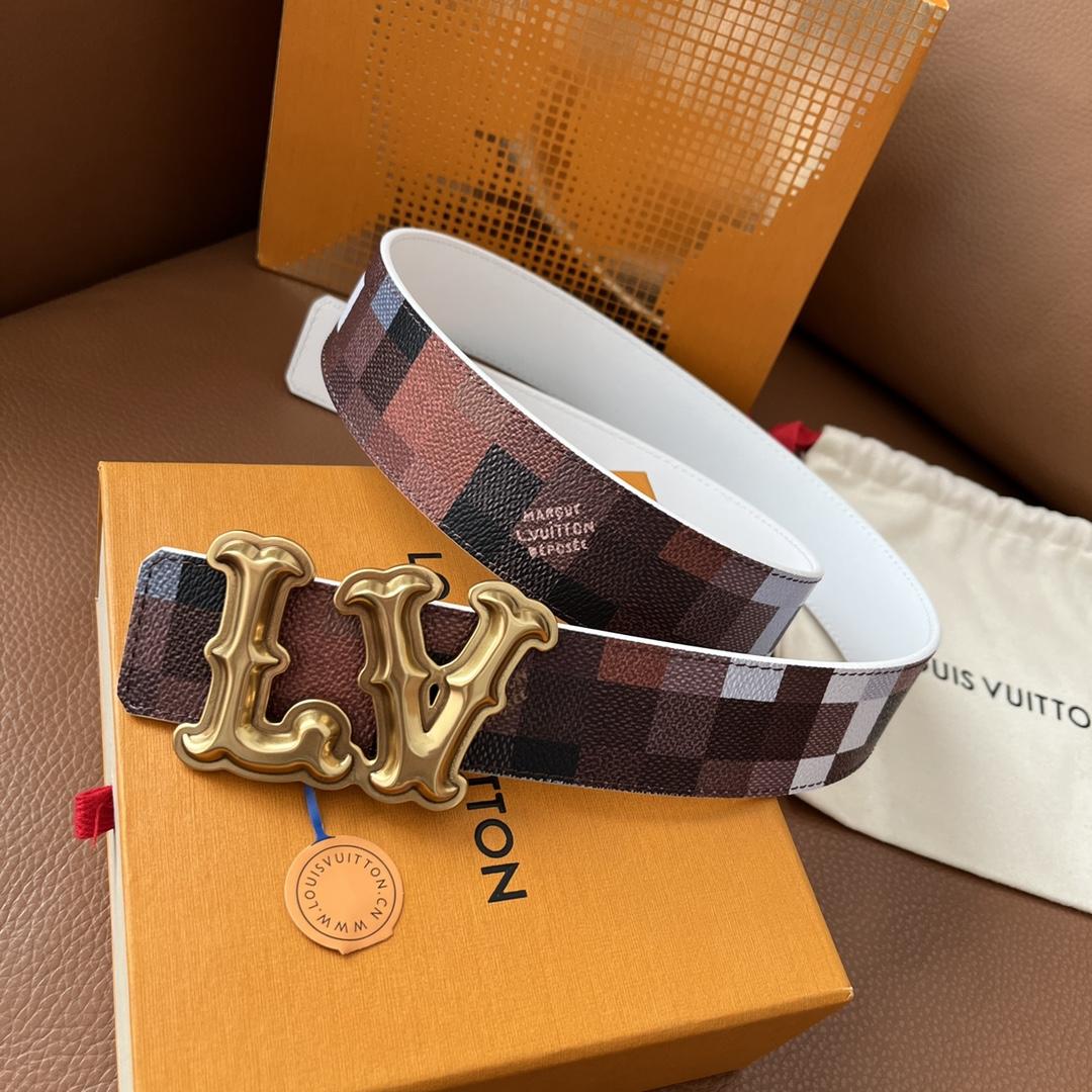 Louis Vuitton LV Initiales 40mm Reversible Belt - PerfectKickZ