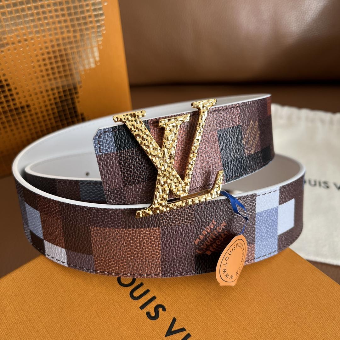 Louis Vuitton LV Initiales 40mm Reversible Belt - PerfectKickZ