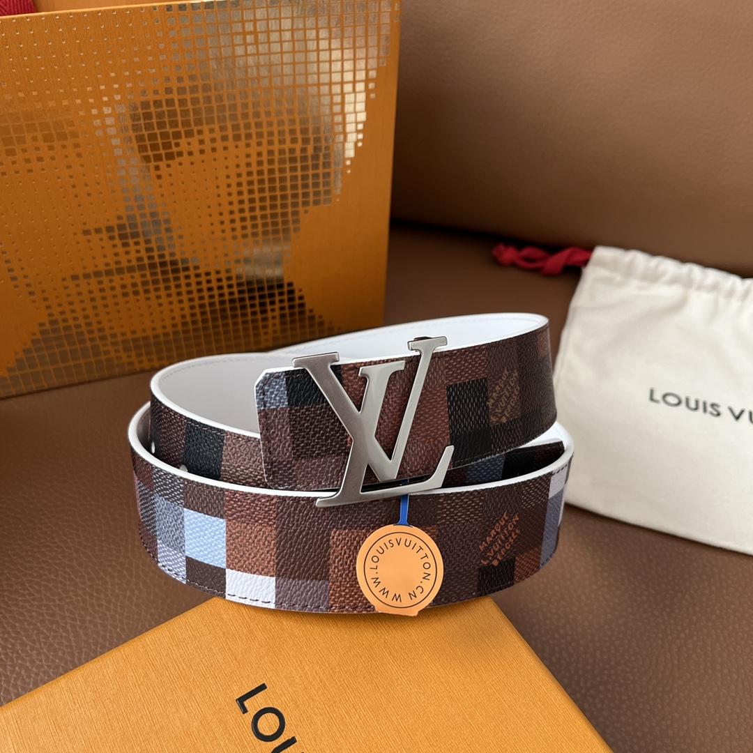 Louis Vuitton LV Initiales 40mm Reversible Belt - PerfectKickZ