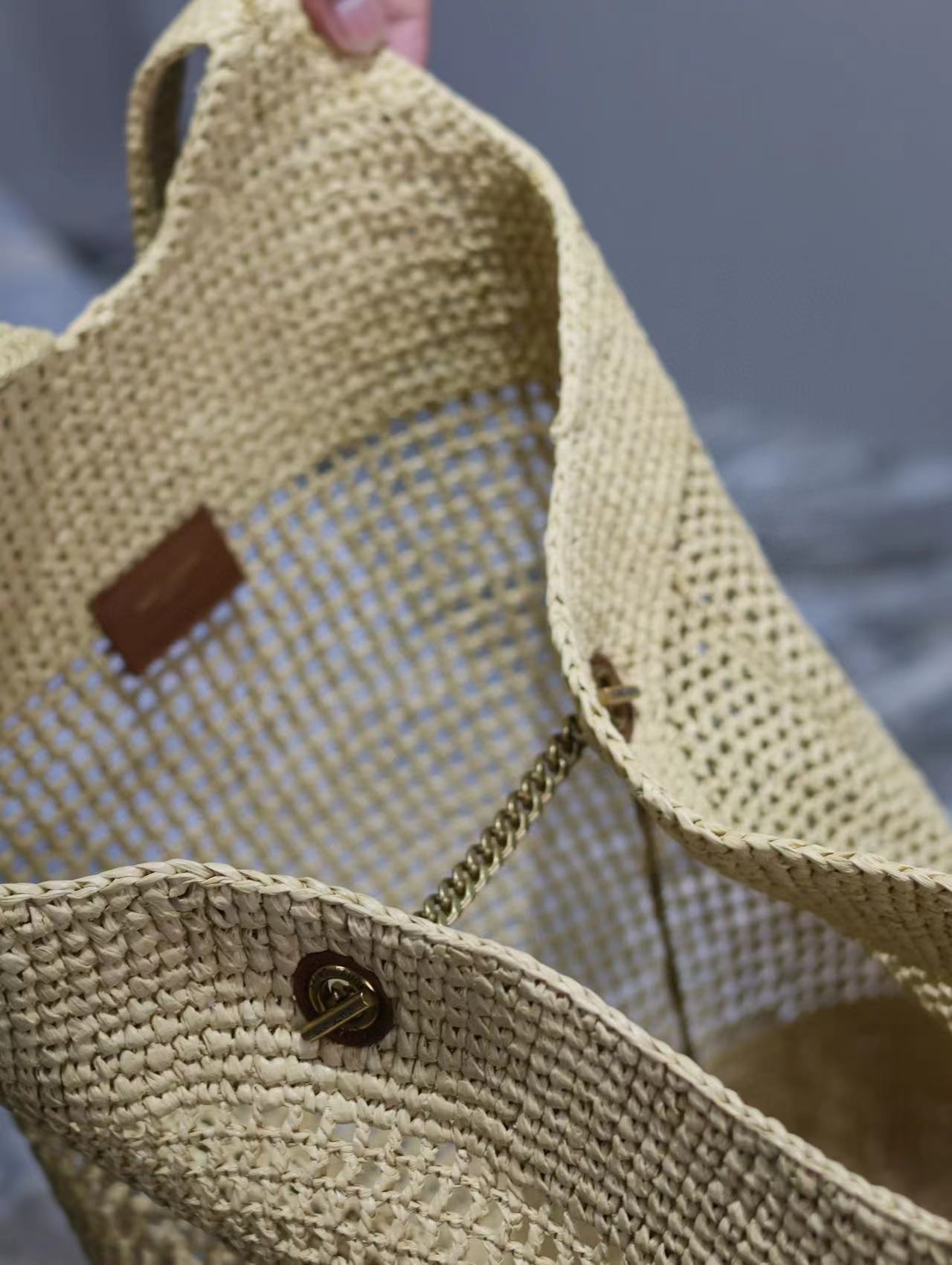 Saint Laurent Icare In Raffia - 