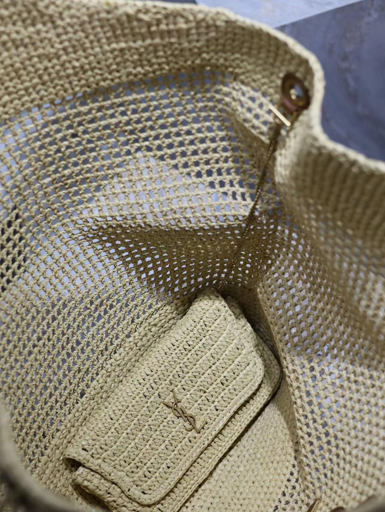 Saint Laurent Icare In Raffia - 