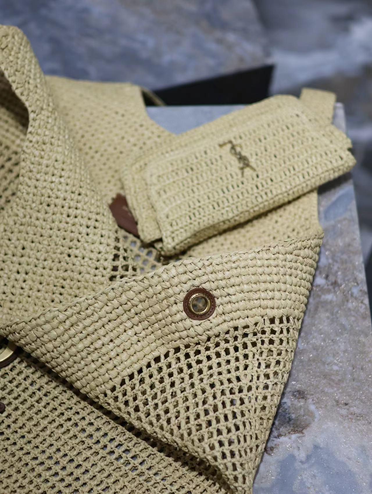 Saint Laurent Icare In Raffia - 