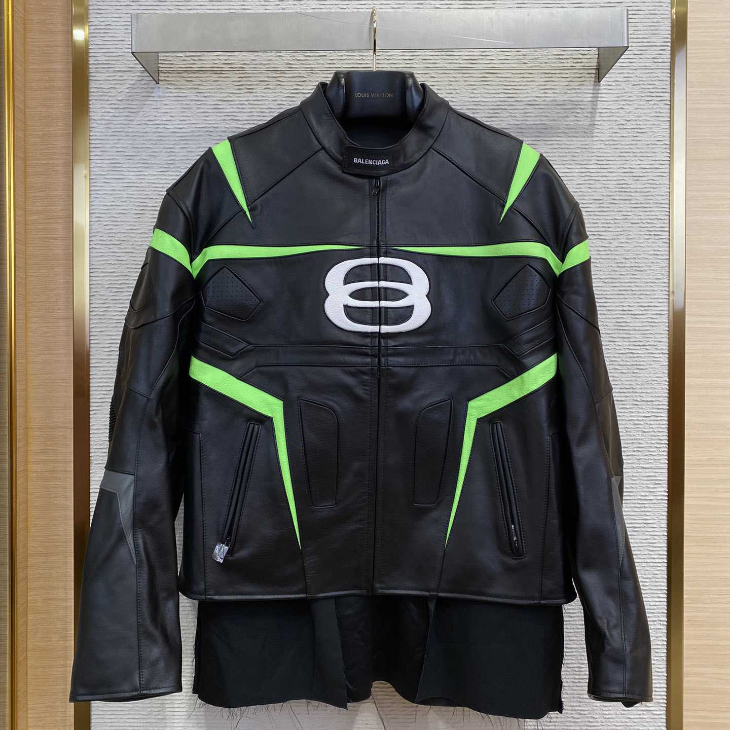 Balenciaga Unity Sports Icon Racer Jacket In Black  - PerfectKickZ