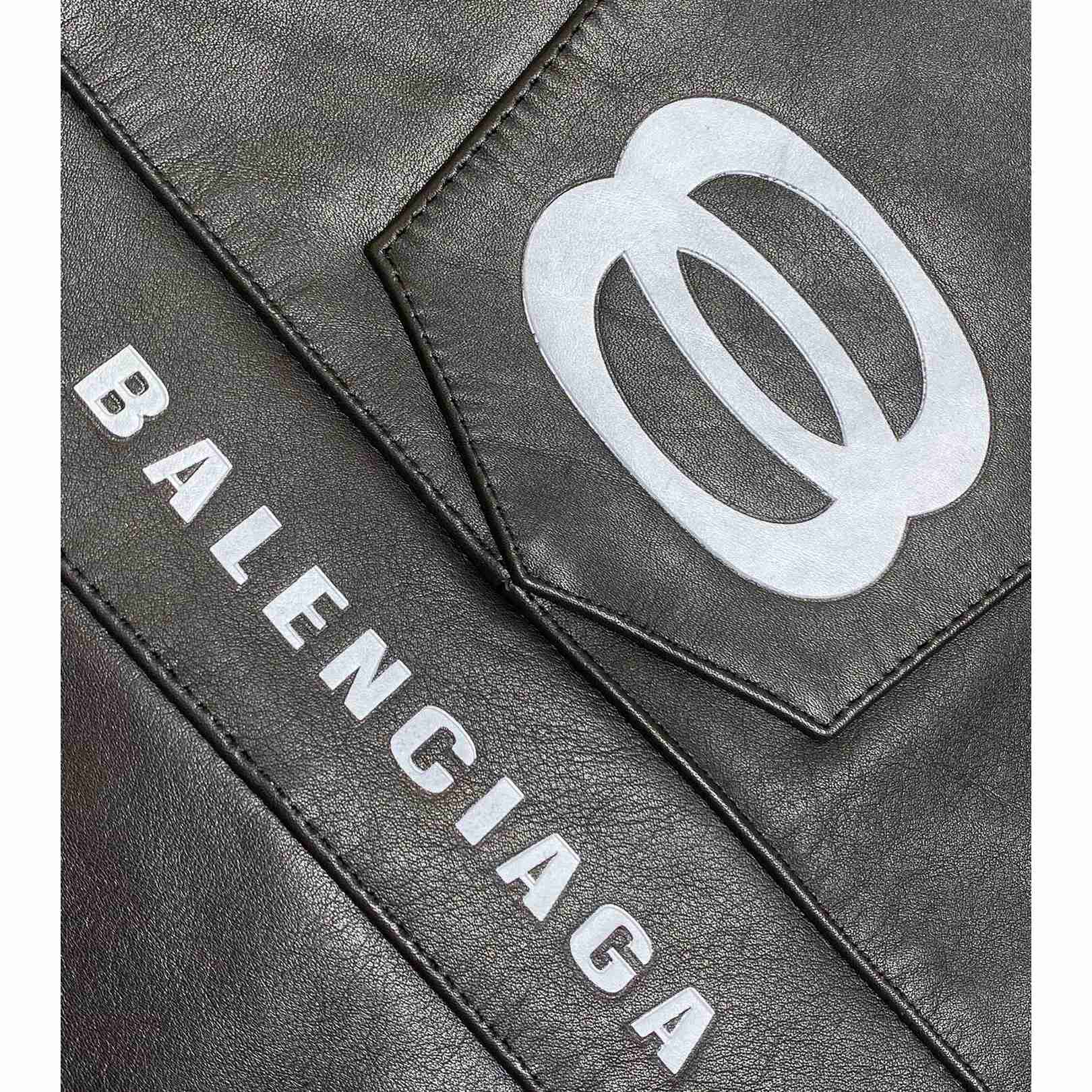 Balenciaga Unity Sports Icon Racer Jacket In Black  - PerfectKickZ