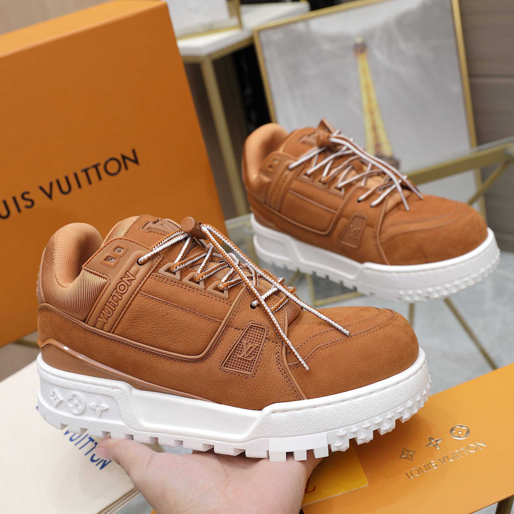 Louis Vuitton LV Trainer Maxi Sneaker   1AD7CK - PerfectKickZ