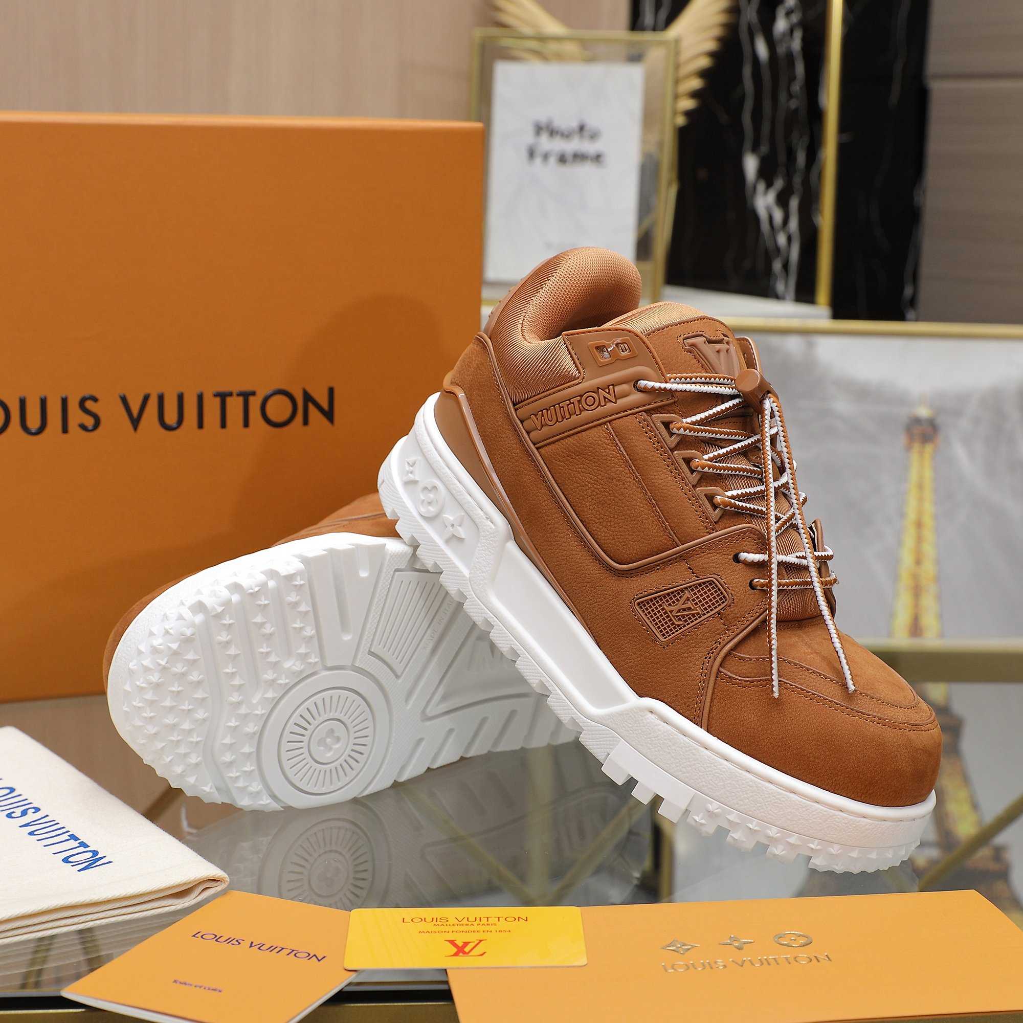Louis Vuitton LV Trainer Maxi Sneaker   1AD7CK - PerfectKickZ