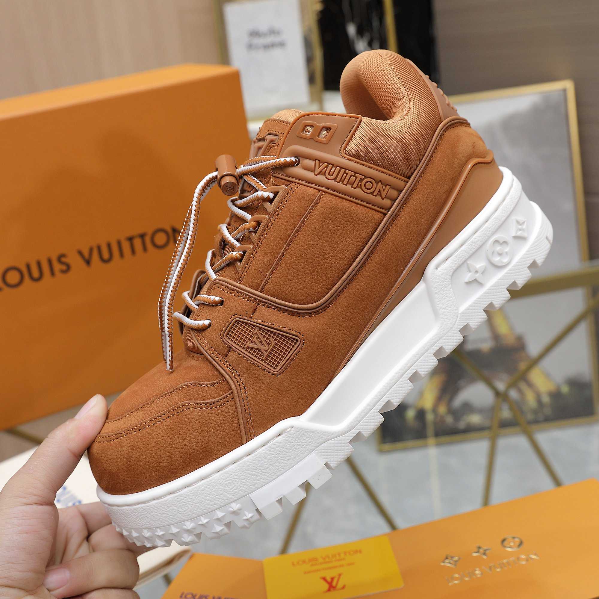 Louis Vuitton LV Trainer Maxi Sneaker   1AD7CK - PerfectKickZ