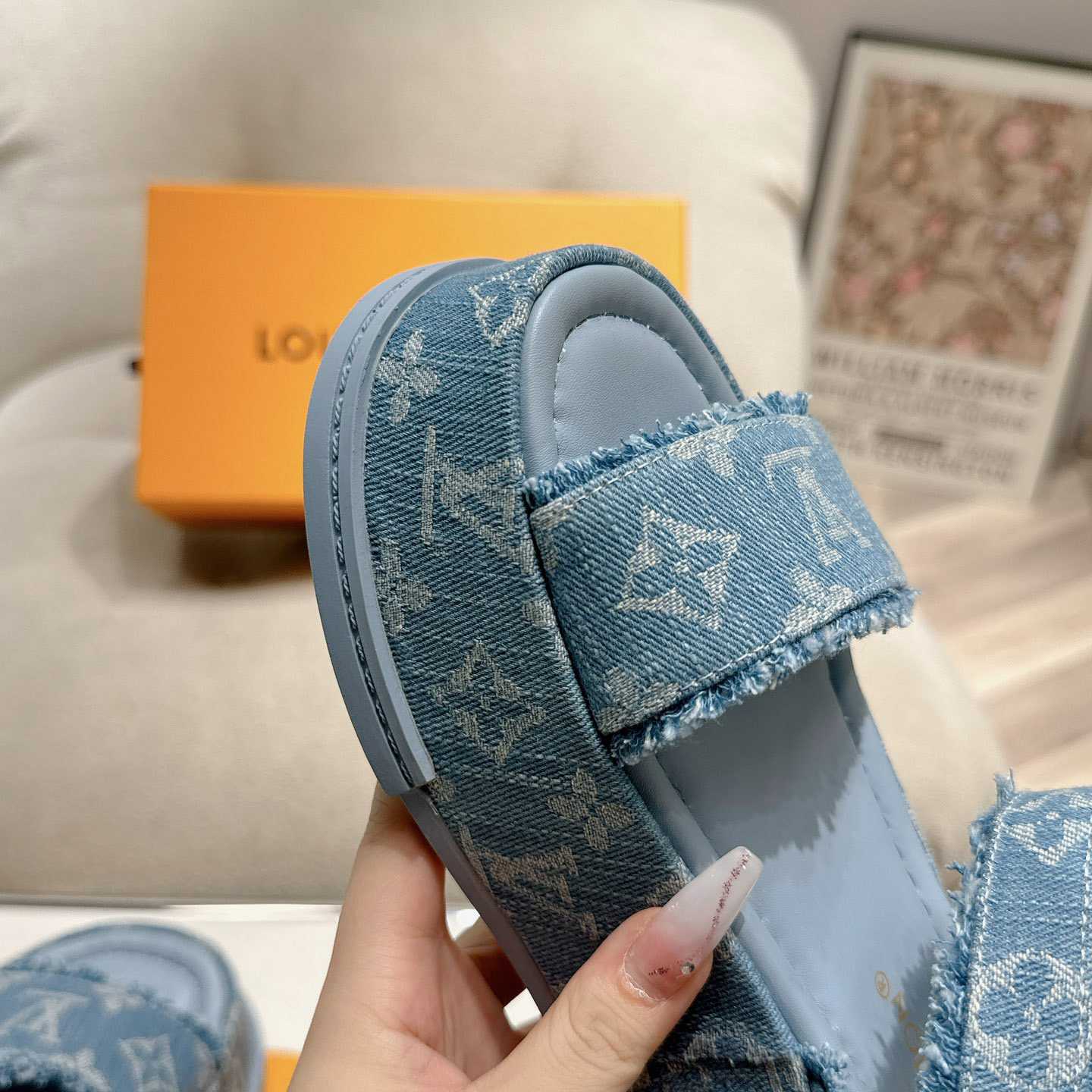 Louis Vuitton Maya Flatform Sandal   - PerfectKickZ