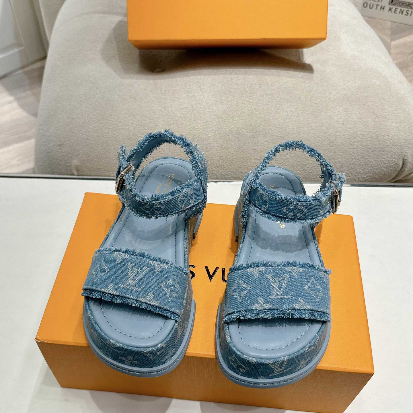 Louis Vuitton Maya Flatform Sandal   - 