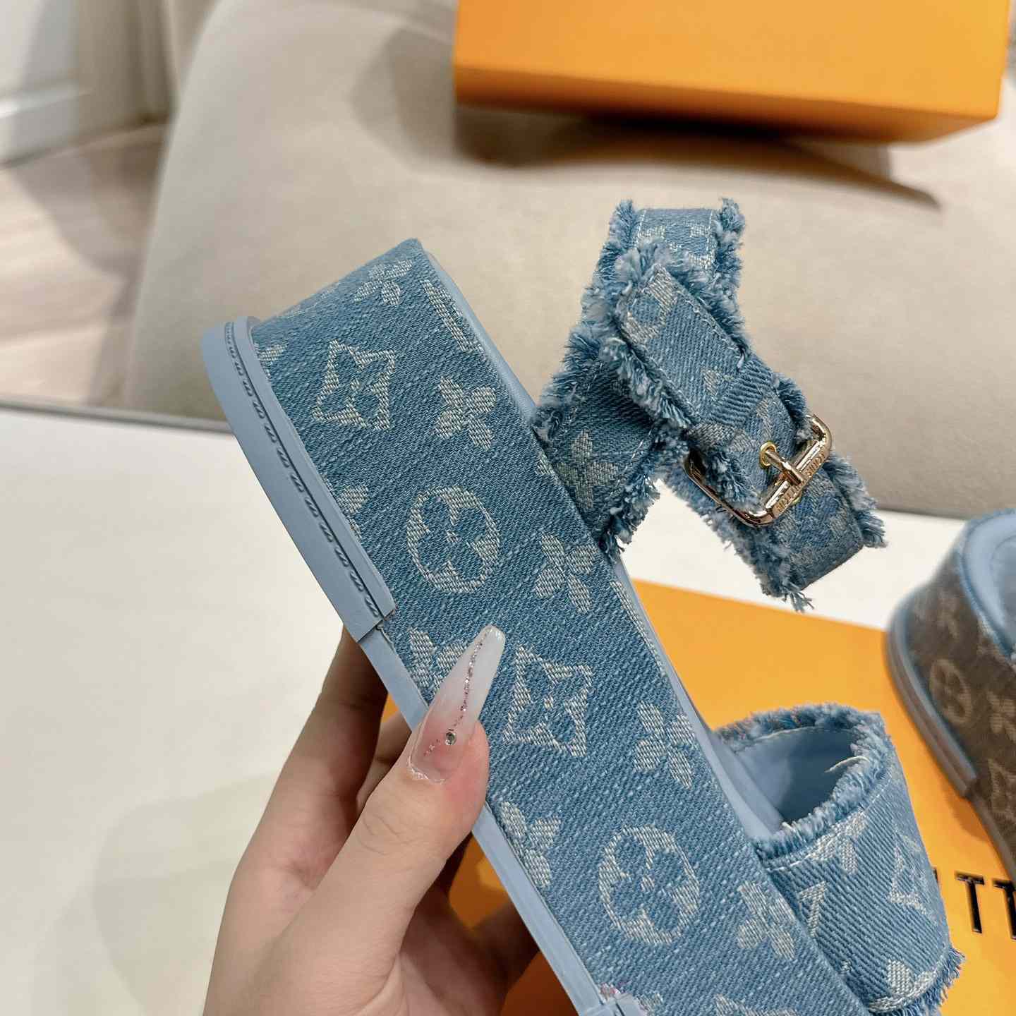 Louis Vuitton Maya Flatform Sandal   - 
