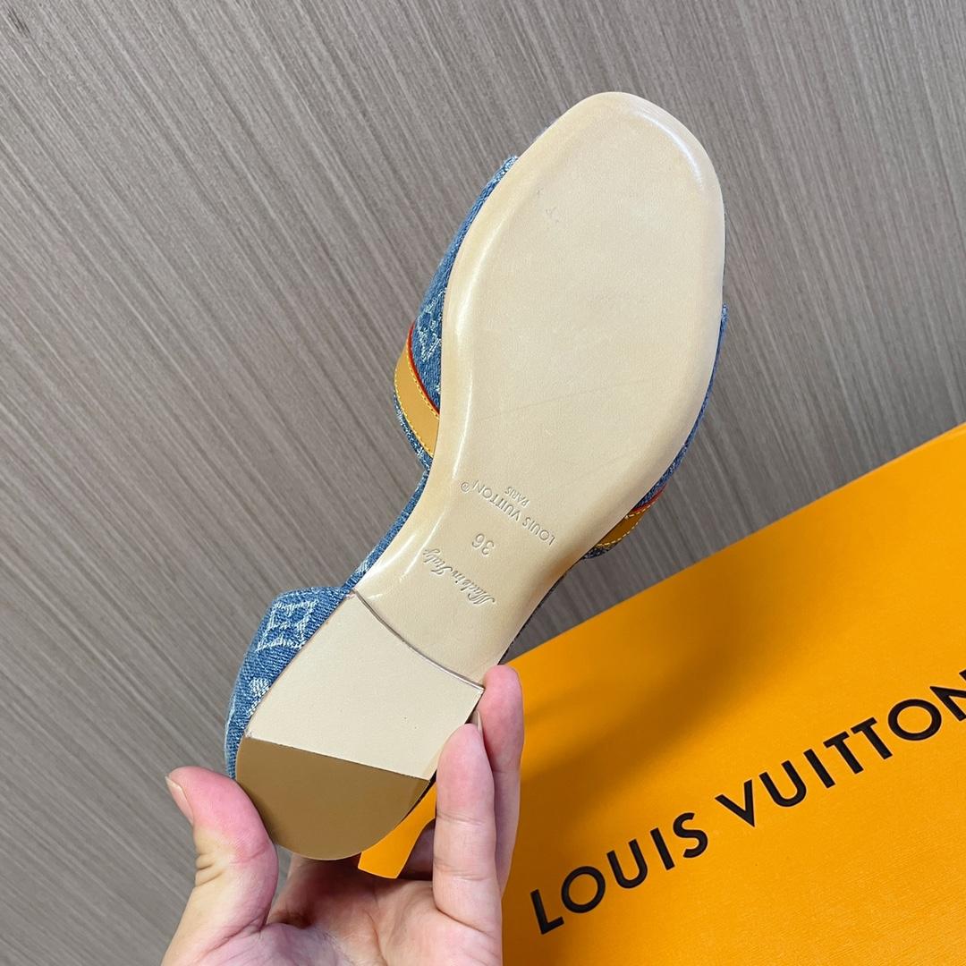 Louis Vuitton Helios Flat Sandal    - PerfectKickZ