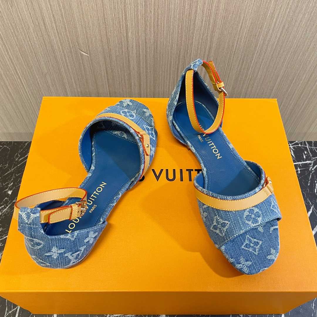 Louis Vuitton Helios Flat Sandal    - PerfectKickZ