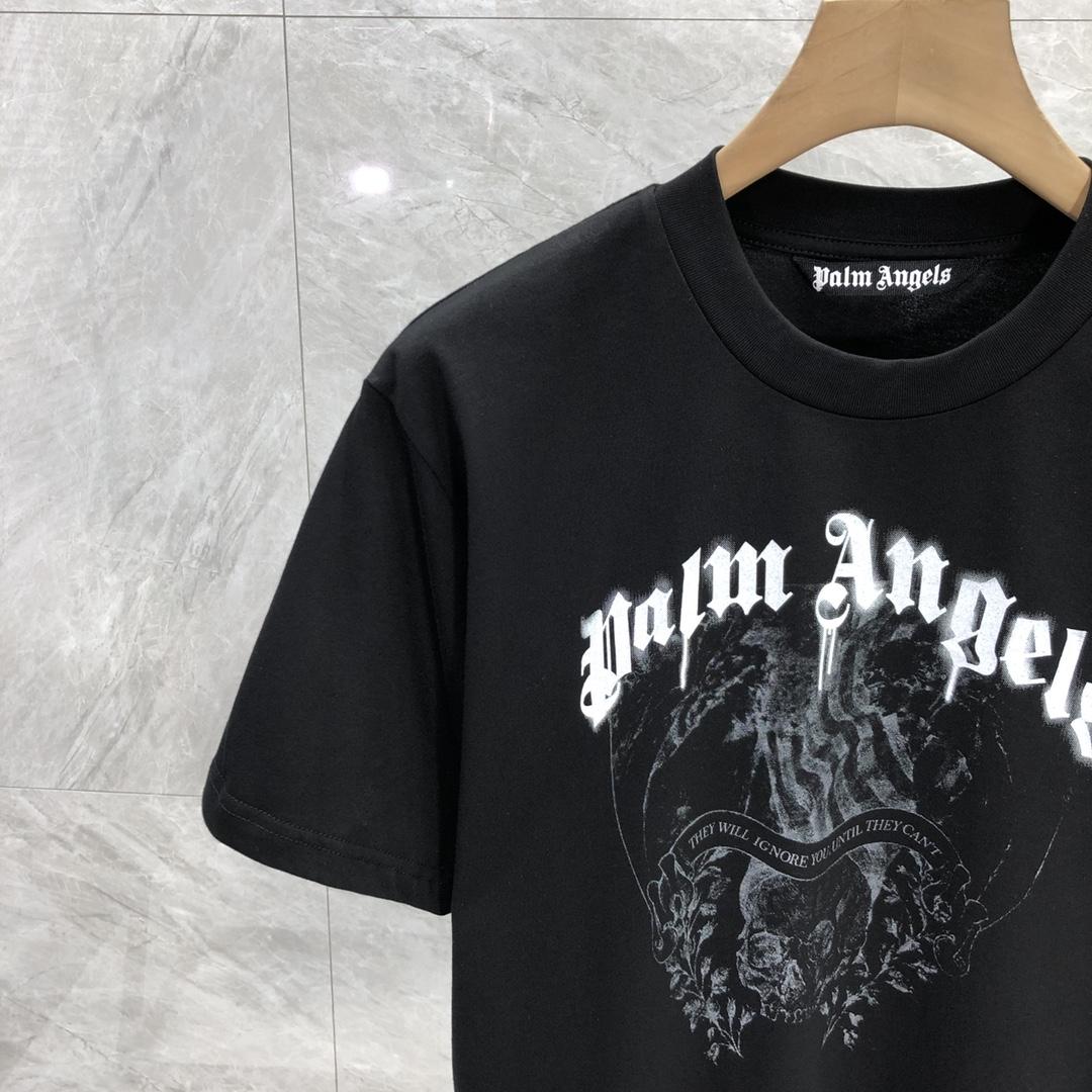 Palm Angels Statement Pencil T-Shirt  - PerfectKickZ