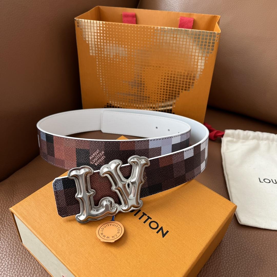 Louis Vuitton LV Initiales 40mm Reversible Belt - PerfectKickZ