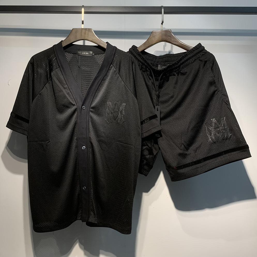 Amiri Baseball Shirt & Shorts - PerfectKickZ