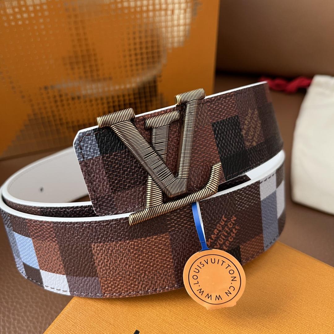 Louis Vuitton LV Initiales 40mm Reversible Belt - PerfectKickZ