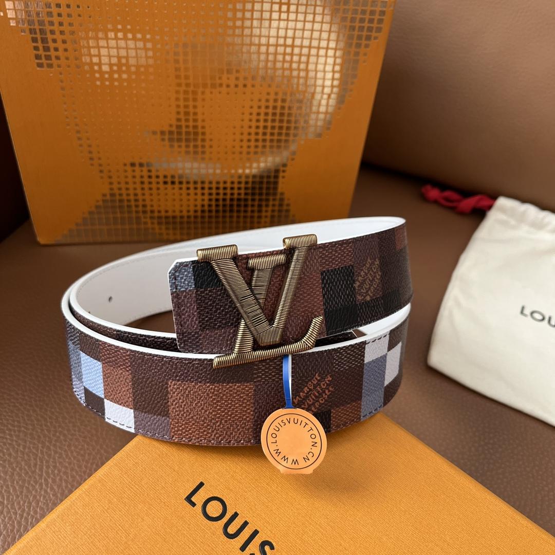 Louis Vuitton LV Initiales 40mm Reversible Belt - PerfectKickZ