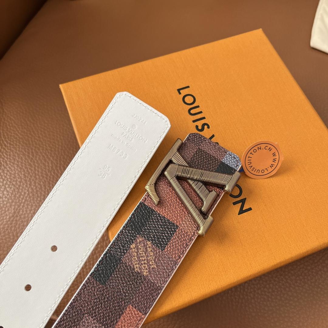 Louis Vuitton LV Initiales 40mm Reversible Belt - PerfectKickZ