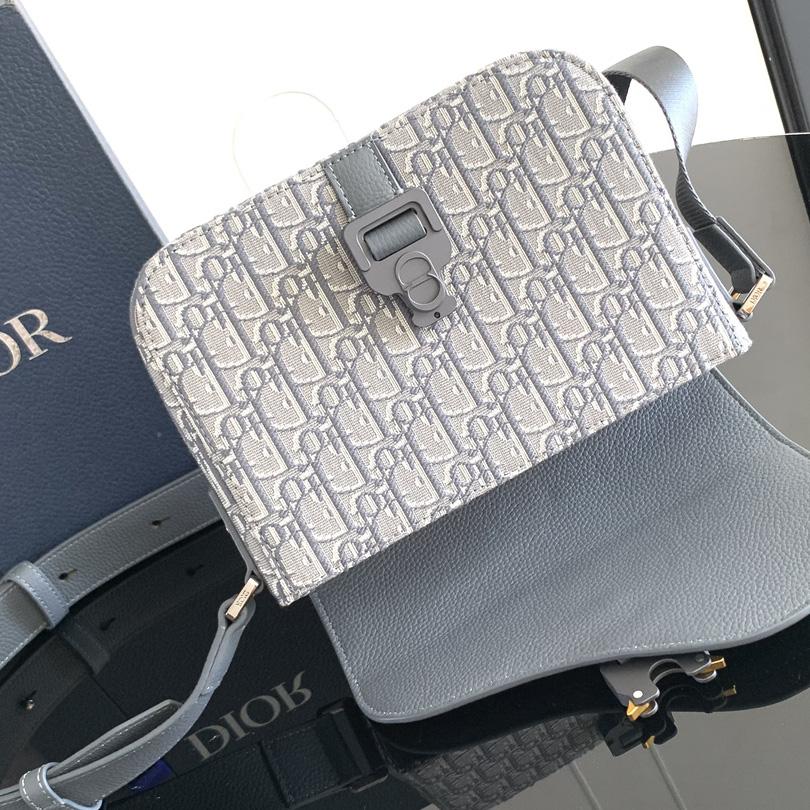 Dior Small Saddle Messenger Bag With Flap - 