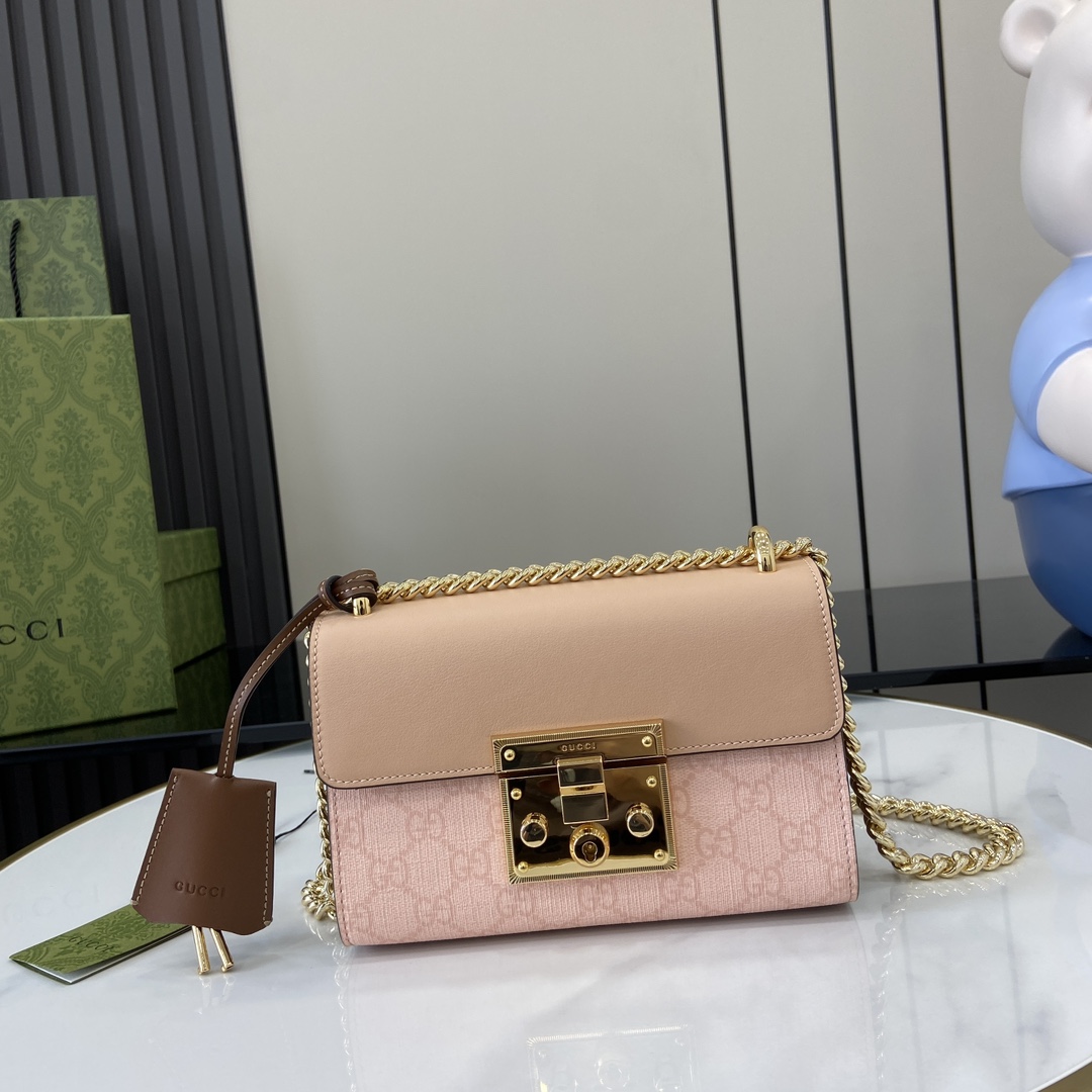 Gucci Padlock Small Shoulder Bag - PerfectKickZ