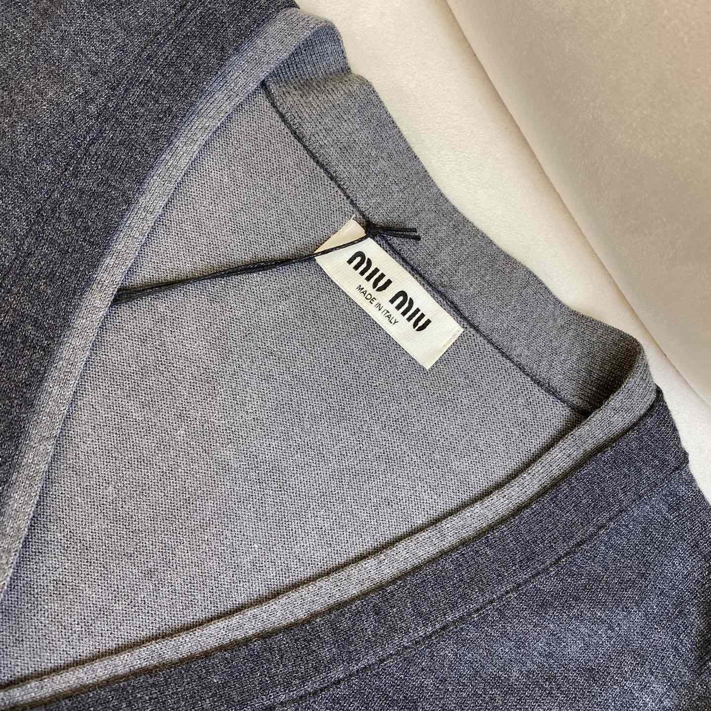 Miu Miu Silk Cashmere Cardigan Sweater - 