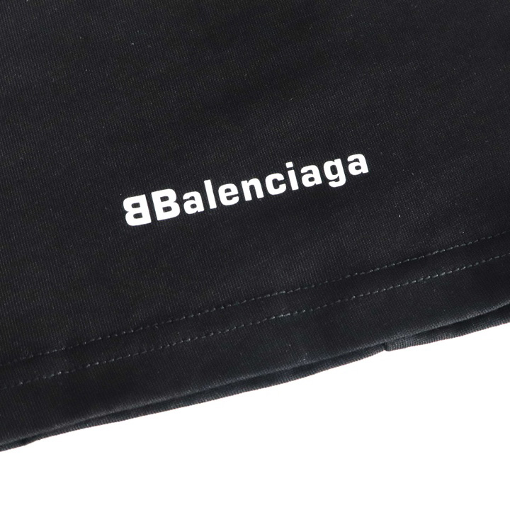 Balenciaga Paris Soccer T-Shirt Oversized In Black - PerfectKickZ