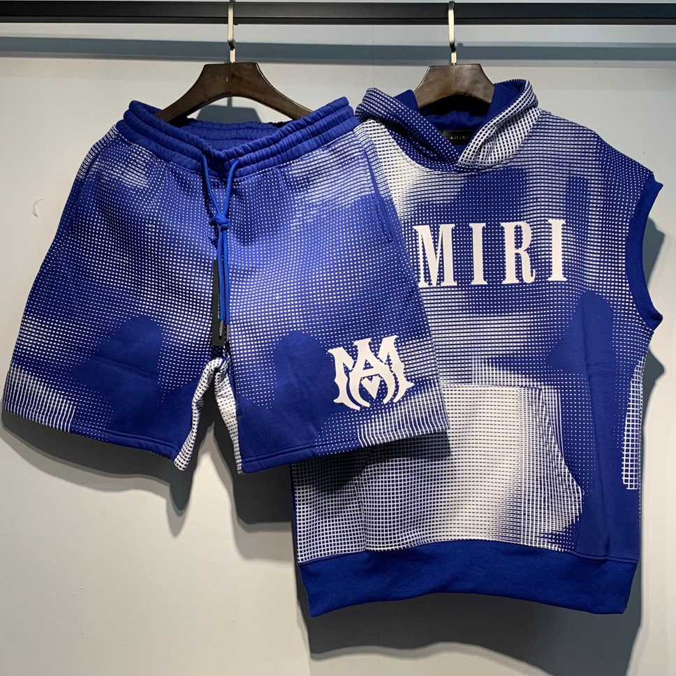 Amiri Hooded Tee & Shorts - PerfectKickZ