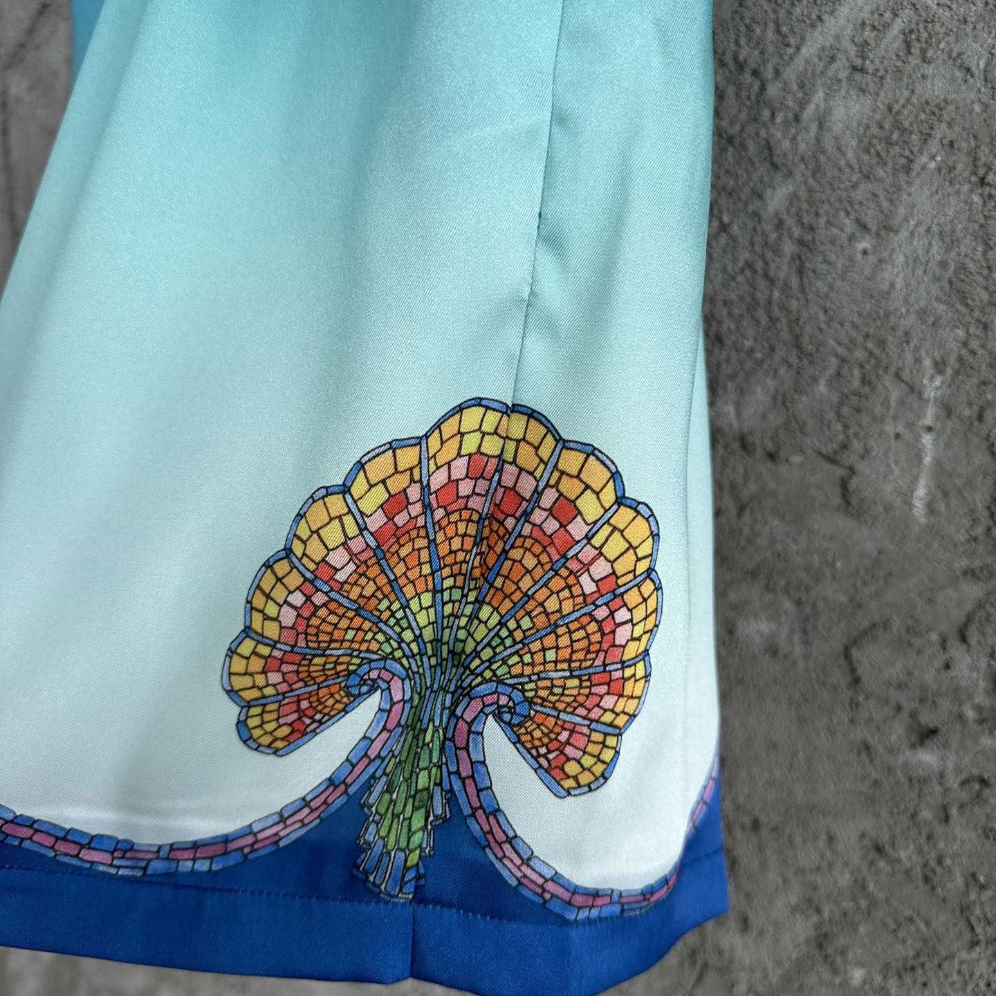 Casablanca Silk Shorts With Drawstring 'Coquillage Color' - 