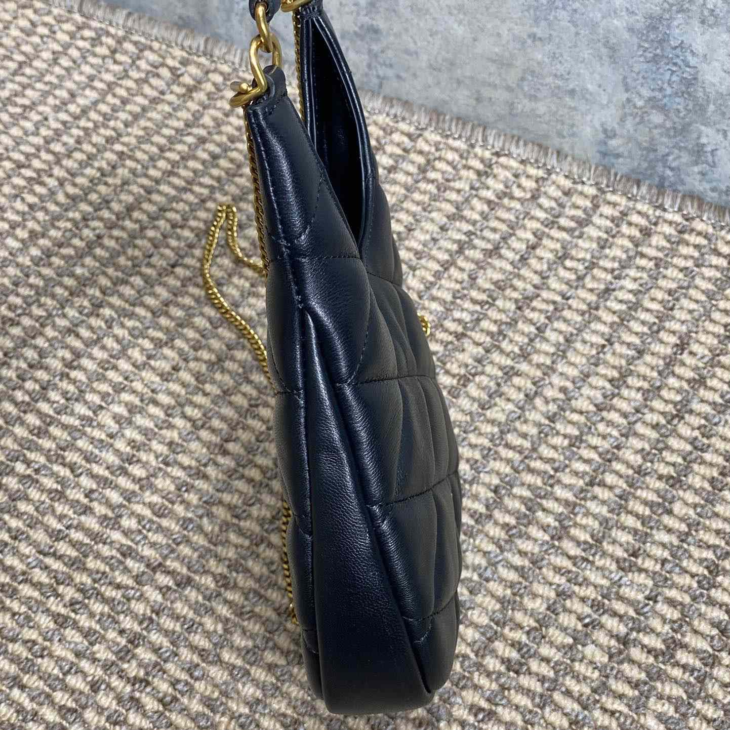 Saint Laurent Sade Hobo In Lambskin - PerfectKickZ