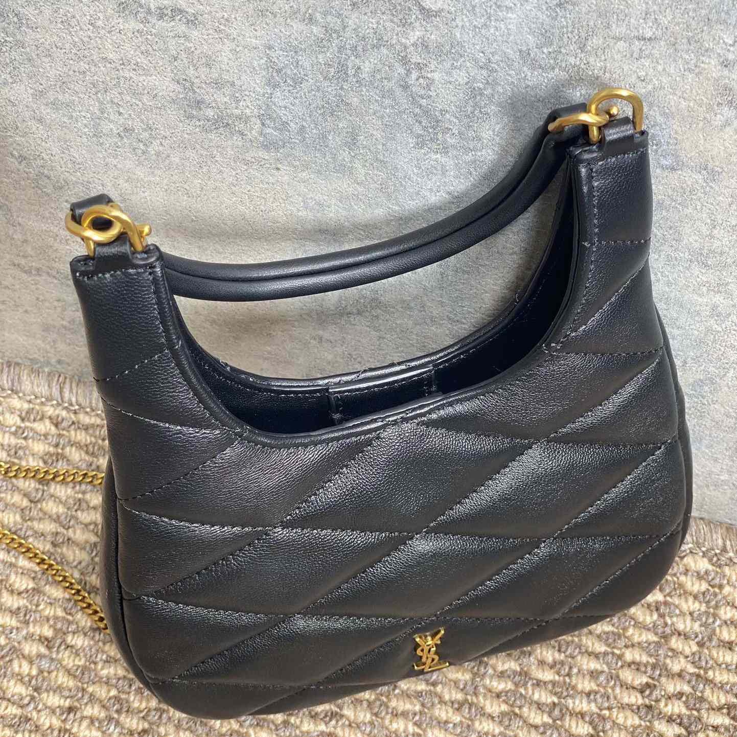 Saint Laurent Sade Hobo In Lambskin - PerfectKickZ