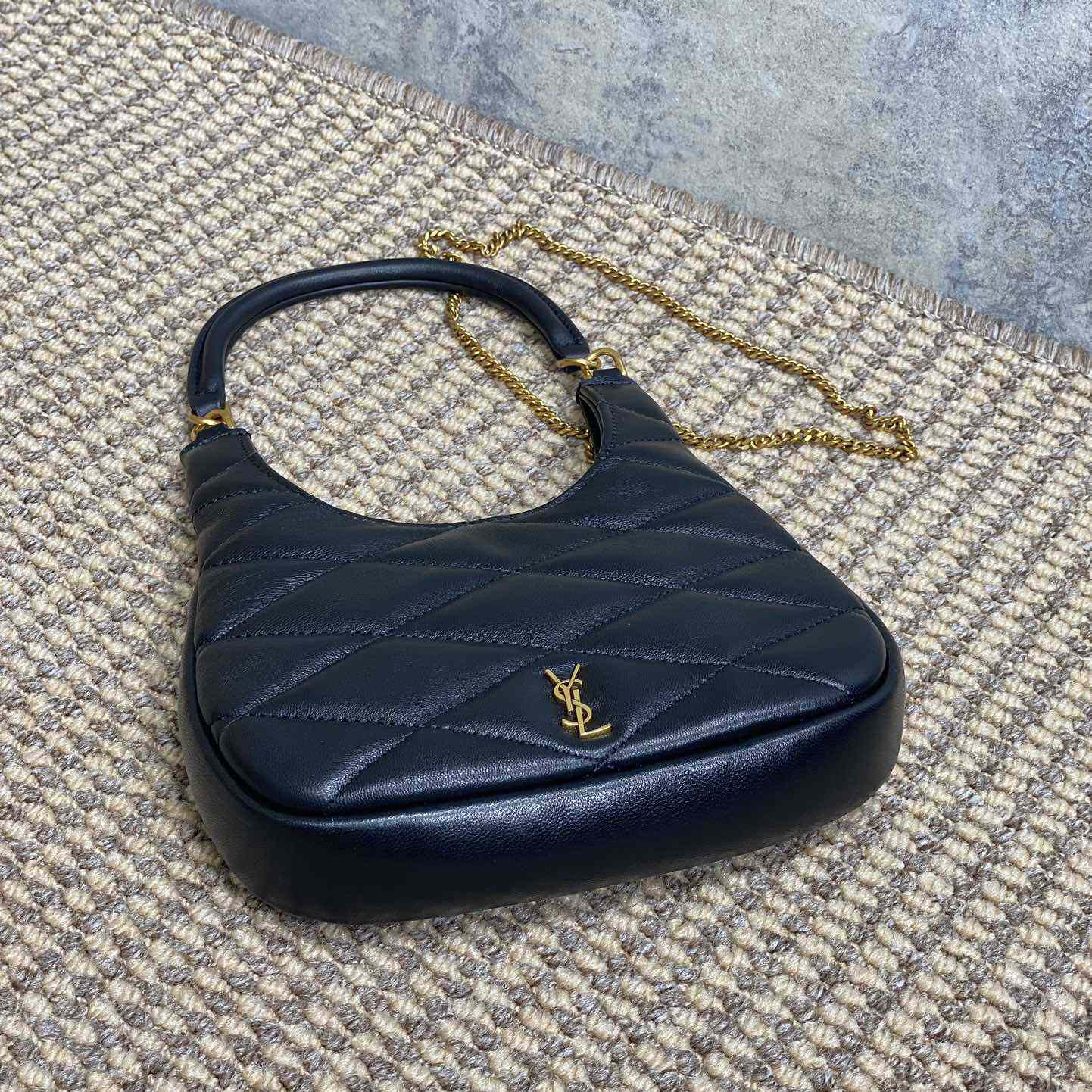 Saint Laurent Sade Hobo In Lambskin - PerfectKickZ