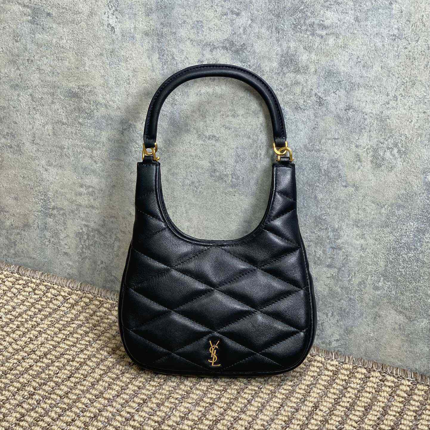 Saint Laurent Sade Hobo In Lambskin - PerfectKickZ