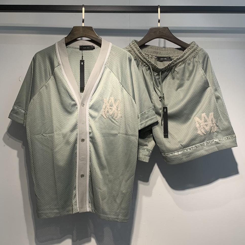 Amiri Baseball Shirt & Shorts - PerfectKickZ
