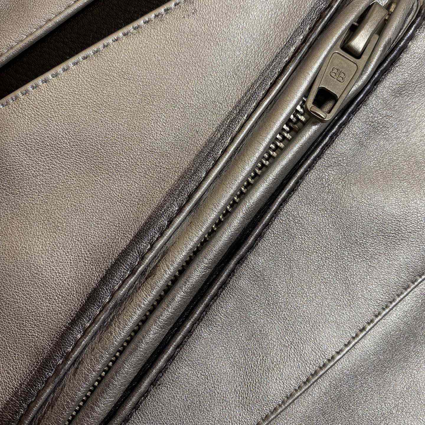 Balenciaga Unity Sports Icon Racer Jacket In Silver - 