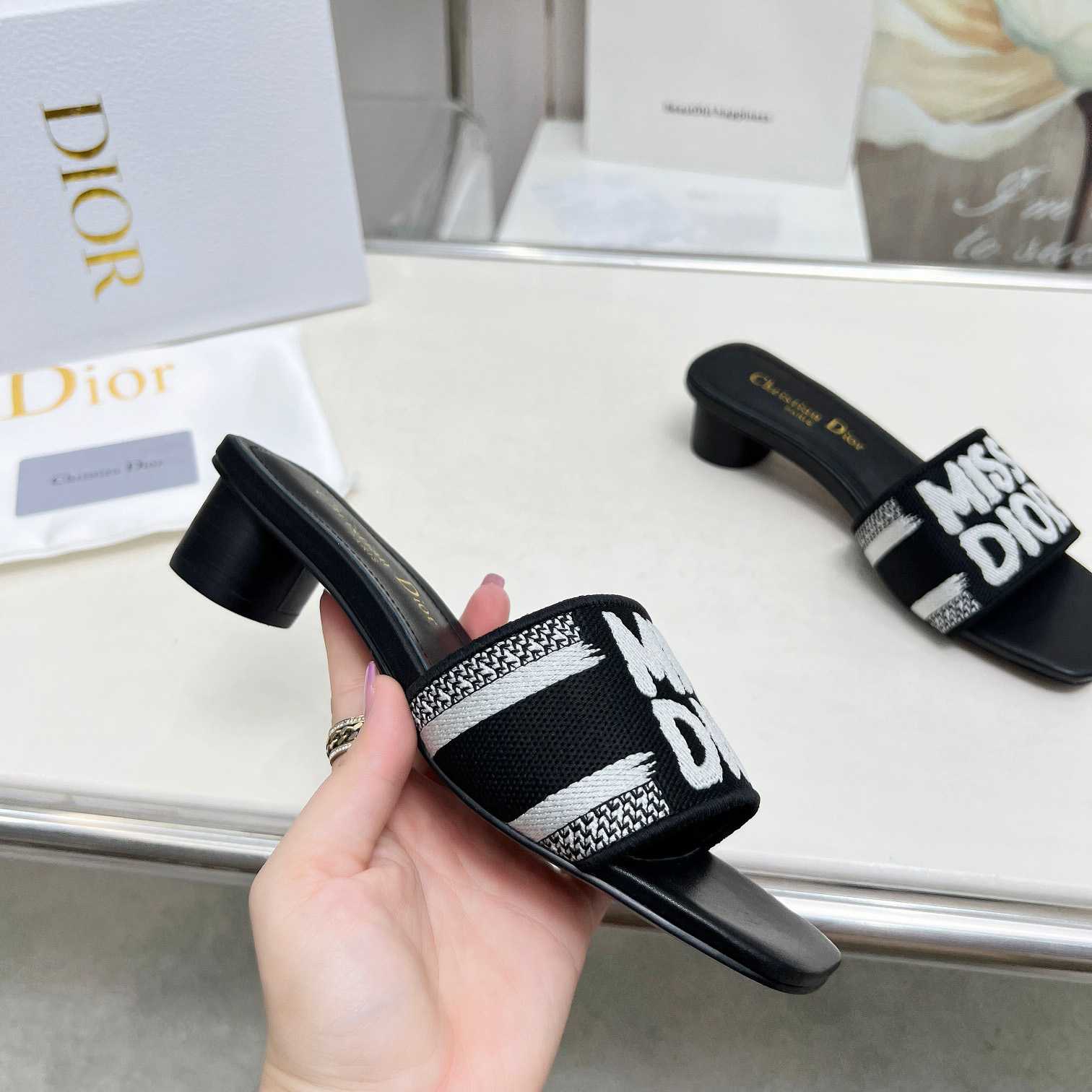 Dior Dway Heeled Slide - PerfectKickZ